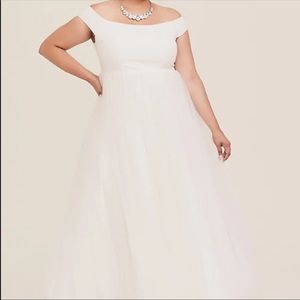 Torrid Tule Ivory Wedding Dress